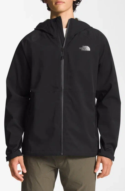 The North Face Valle Vista Waterproof Jacket In Tnf Black