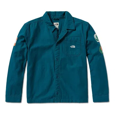 The North Face Valley Shacket Shirt 'teal' In Green