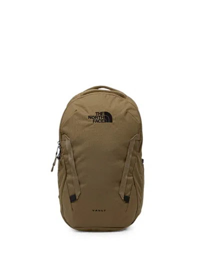 The North Face Vault Logo-embroidered Backpack In Brown