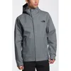 The North Face Venture 2 Hooded Waterproof Rain Jacket In Gray