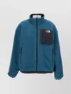 The North Face Versatile Jacket With High Collar And Pockets In Blue