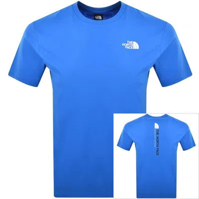 The North Face Vertical T Shirt Hero Blue