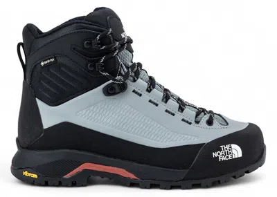 Pre-owned The North Face Verto Alpine Mid Goretex (women's) Sneakers In Monument Grey/black
