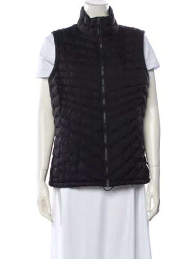 Pre-owned The North Face Vest In Black