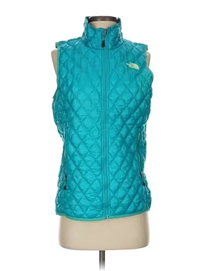 Pre-owned The North Face Vest In Blue