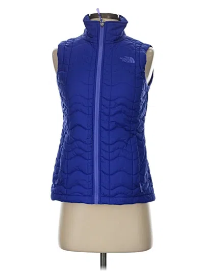 Pre-owned The North Face Vest In Blue