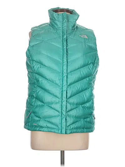 Pre-owned The North Face Vest In Blue