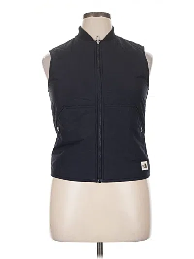 Pre-owned The North Face Vest In Blue