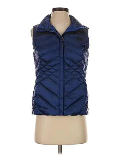Pre-owned The North Face Vest In Blue