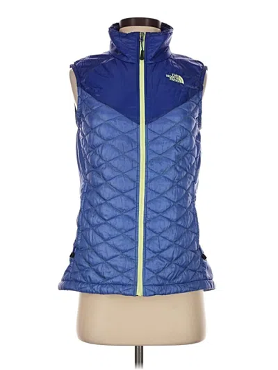 Pre-owned The North Face Vest In Blue