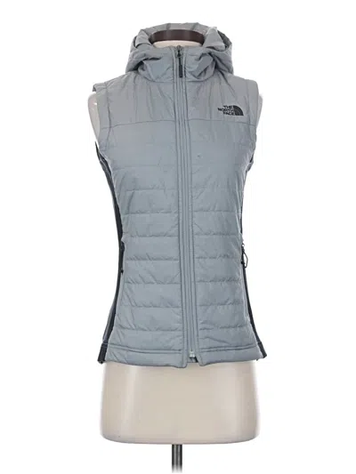 Pre-owned The North Face Vest In Gray