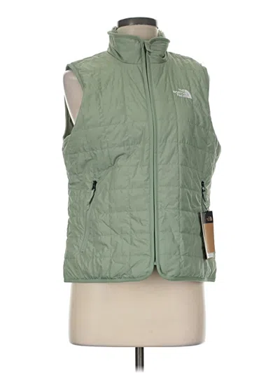 Pre-owned The North Face Vest In Green