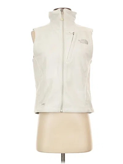 Pre-owned The North Face Vest In Ivory