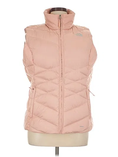 Pre-owned The North Face Vest In Pink