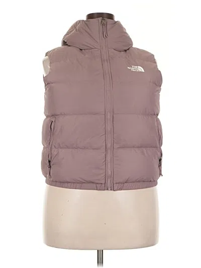 Pre-owned The North Face Vest In Purple