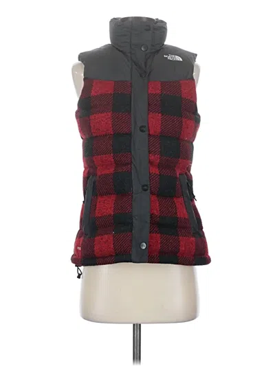 Pre-owned The North Face Vest In Red