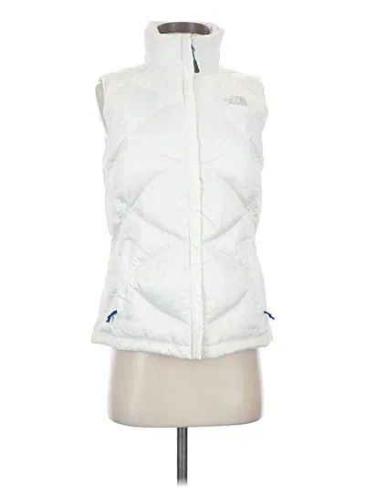 Pre-owned The North Face Vest In White