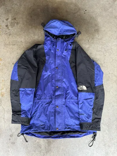Pre-owned The North Face Vintage Tnf  Mountain Light Jacket Aztec Blue
