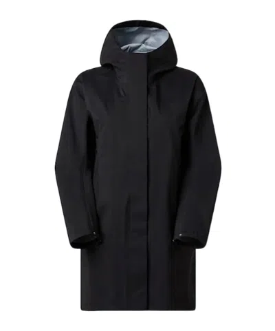 The North Face Voyage Rain 3l Hooded Windbreaker In Black