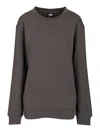 The North Face W Dome Relaxed Crew Sweatshirt Sweatshirts Black In Gray