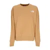 The North Face W Essential Crewneck Almond Butter Women's Sweatshirt In Brown