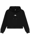 The North Face Black Cotton Blend Jersey Sweatshirt  In Black