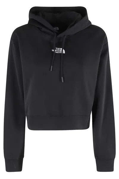 The North Face W Essential Crop Hoodie In Black