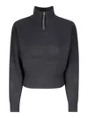 The North Face Zip-neck Sweater In Gray