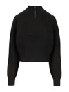 The North Face W Half-zip Logo Sweater Knitwear Black