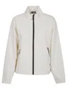 The North Face Dome Windbreaker Jacket In White Dune, Women's At Urban Outfitters In White Dune