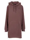 The North Face W Relaxed Hooded Dress Dresses Brown In Brown