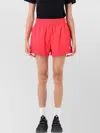 The North Face Waistband Elastic Pockets Side Shorts In Red