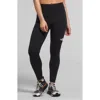 The North Face Logo Waistband High-rise Stretch Leggings In Tnf Black