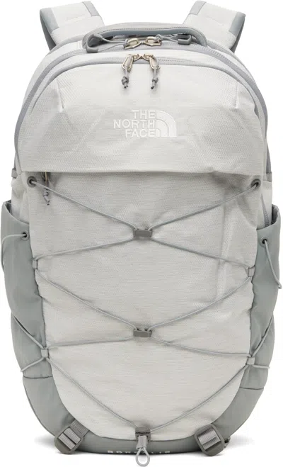 The North Face White & Gray Borealis Backpack