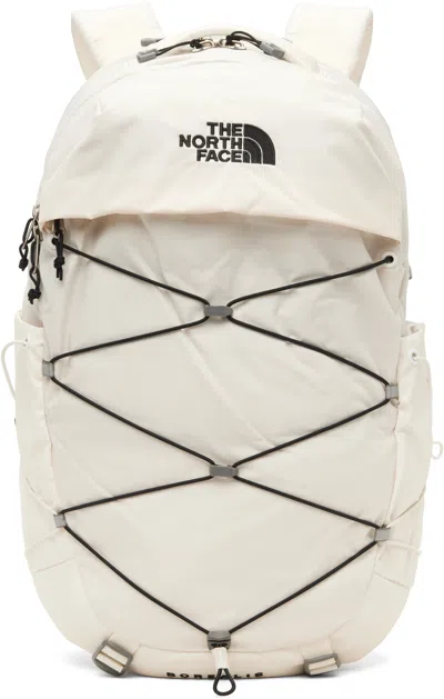 The North Face White Borealis Backpack