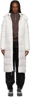 The North Face White City Long Hooded Down Coat