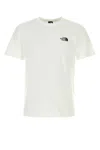 The North Face White T-shirt With Logo Printed On The Front And Back In Cotton Blend Man In White