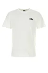 The North Face White T-shirt With Logo Printed On The Front And Back In Cotton Blend Man In White