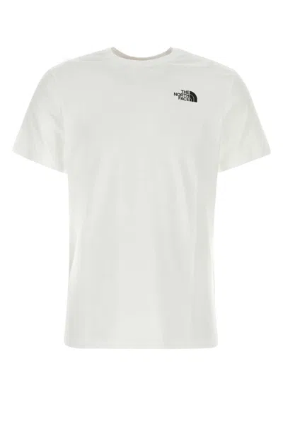 The North Face White Cotton T-shirt In Wht