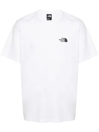 THE NORTH FACE MEN WHITE CREWNECK LOGO T-SHIRT, XL LUXURY T-SHIRTS FOR MEN DARVEYS