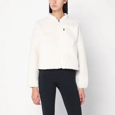 THE NORTH FACE THE NORTH FACE  WHITE CROPPED ZIP-UP FLEECE