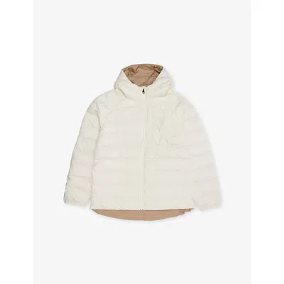 The North Face White Dune Kid's Perrito Reversible Padded Shell-down Jacket Xxl
