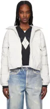 The North Face White Hydrenalite Down Jacket In Qli White Dune