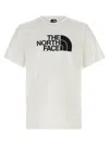 The North Face White And Black Easy Bambino T Shirt In White