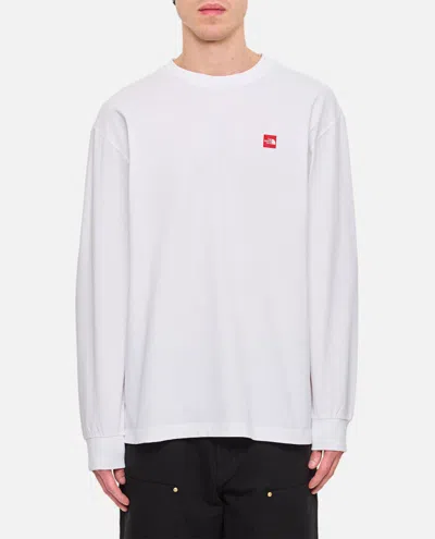 The North Face White Long Sleeves Logo T-shirt