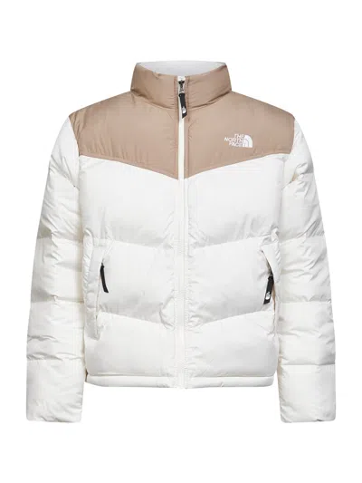THE NORTH FACE WHITE NYLON SAIKURU DOWN JACKET