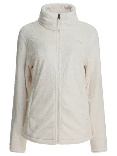 The North Face White Recycled Polyester Jacket In Neutral