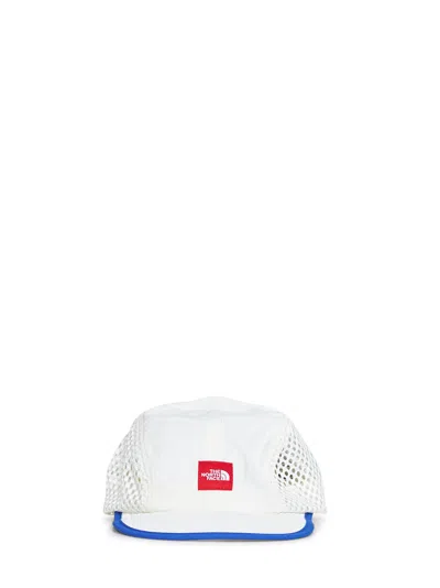 The North Face White Red Box Mesh Baseball Cap