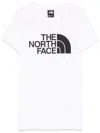 The North Face Logo Cotton Jersey Cropped T-shirt In White