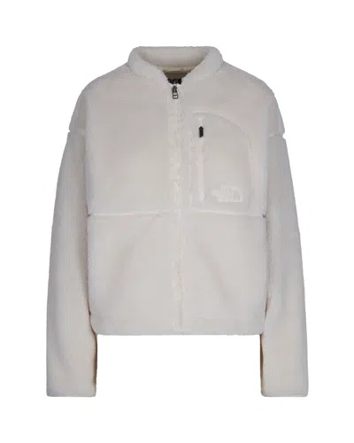 The North Face White Solid Band Collar Jacket